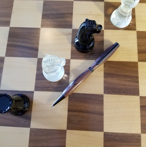 Executive Style Hand Turned Mexican Kingwood Pen